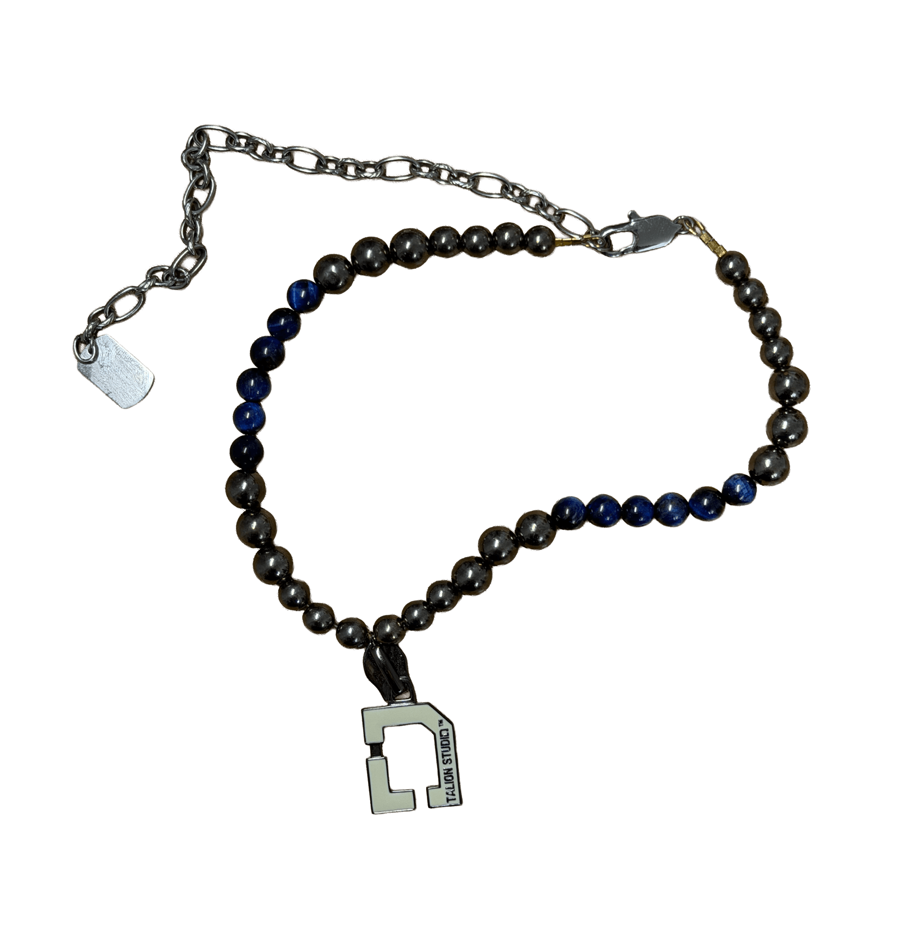 Zipper Necklace Lapis-lazuli