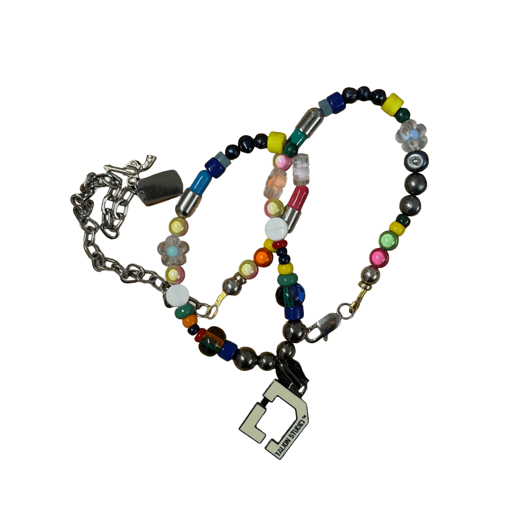 Zipper Necklace Pills